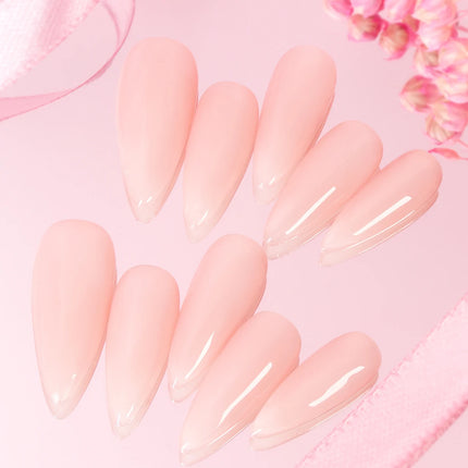 Faux ongles à coller rose nude