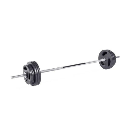 6-Foot Solid Steel Standard Barbell with Threaded Ends - Wnkrs