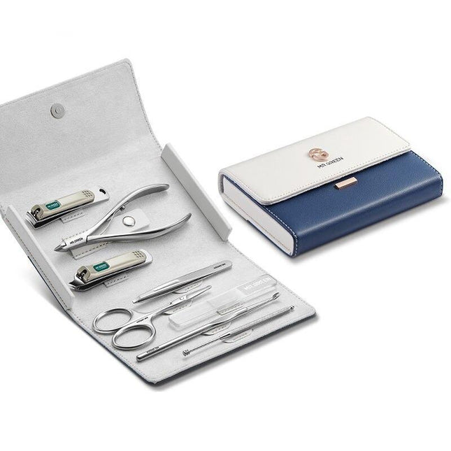 Coffret de manucure essentiel pour fashionista - Kit de soins personnels en acier inoxydable 8 pièces