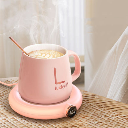 Coffee Mug Warmer Warm Coaster Smart Heating Cup Thermal Insulation Constant Temperature Coaster Heating Pad Desktop - Wnkrs