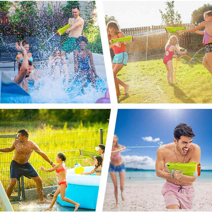 Pistolet à eau électrique avec absorption d'eau automatique pour enfants et adultes