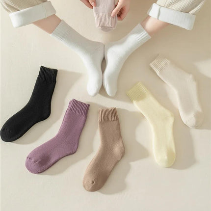 Lot de 3 paires de chaussettes confortables en laine pour femme