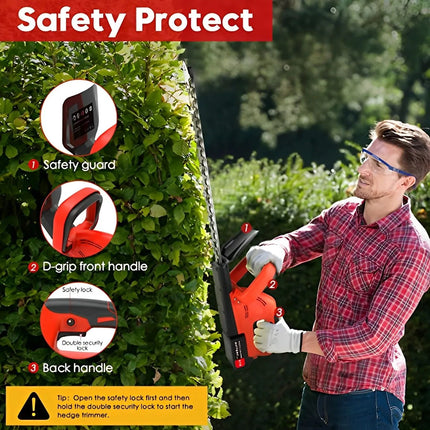 22 Inch Cordless Hedge Trimmer - Wnkrs