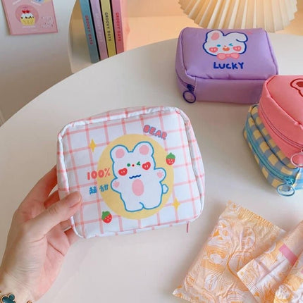 Korean Cartoon Bear Sanitary Napkin Organizer - Wnkrs