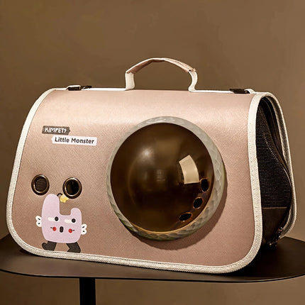 Sac de transport portable pour chat - Sac à bandoulière respirant pour animaux de compagnie pour petits chiens et chats