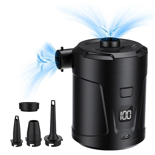 USB Rechargeable Portable Air Pump with 4 Nozzles - Wnkrs