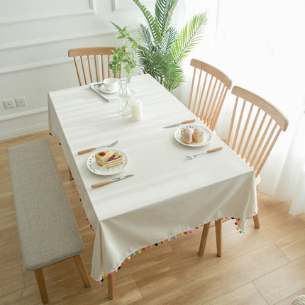 Elegant Cotton-Linen Tablecloth for All Occasions