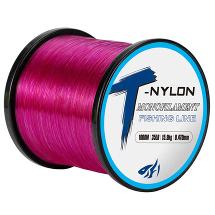 Hilo de pesca de fluorocarbono y nailon superresistente