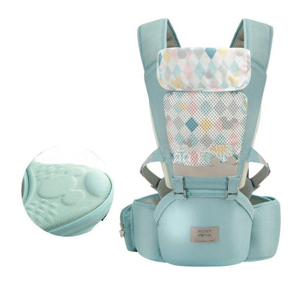 Versatile Baby Carrier with Hip Seat, Breathable & Adjustable Strap - Wnkrs