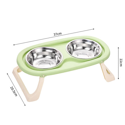 Mangeoire pliable et antidérapante pour chat