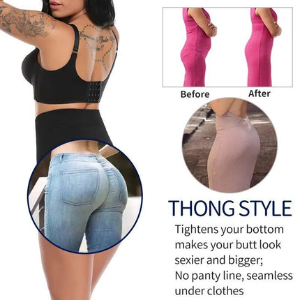 High Waist Slimming Thong Shaper - Wnkrs