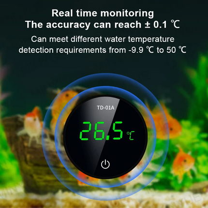 Thermomètre numérique pour aquarium de haute précision