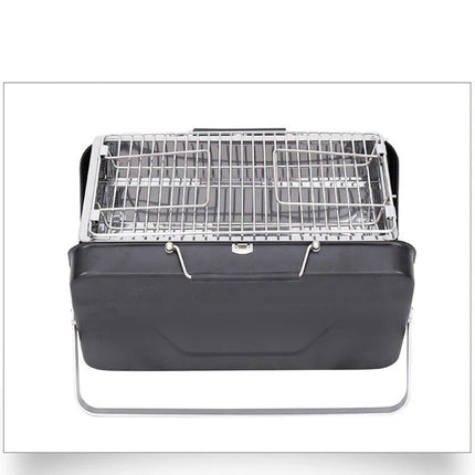 Compact Stainless Steel Folding Brazier Grill – Perfect for Camping and Outdoor BBQ - Wnkrs