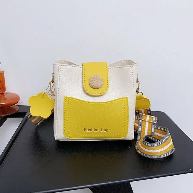 Trendy Yellow Mini Crossbody Handbag - Wnkrs