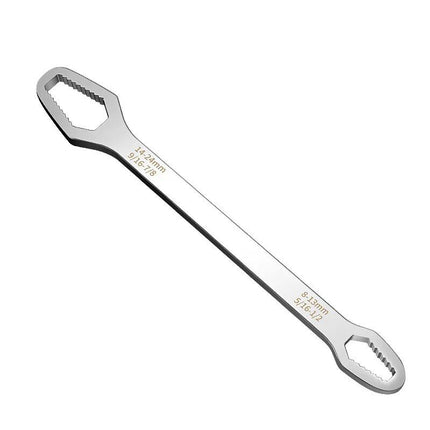 Adjustable Double-Head Ratchet Wrench - Universal 8-22mm Spanner for Bicycles and Cars - Wnkrs