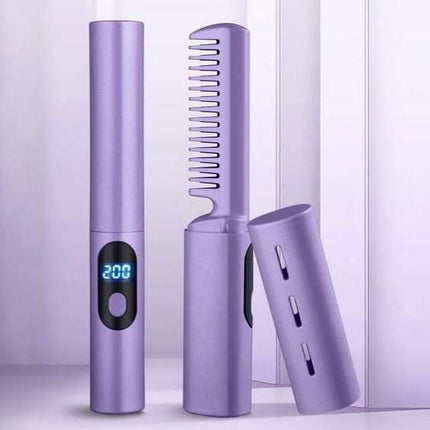 Wireless USB Portable Hair Straightener Curly Hair Comb - Wnkrs