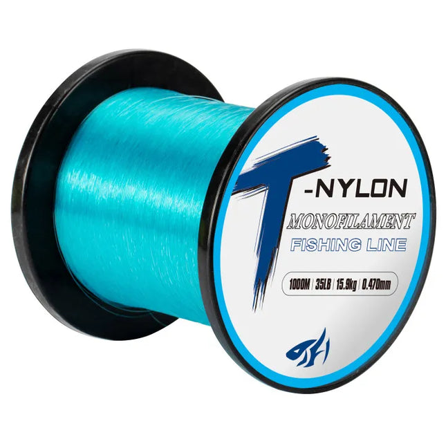 Hilo de pesca de fluorocarbono y nailon superresistente