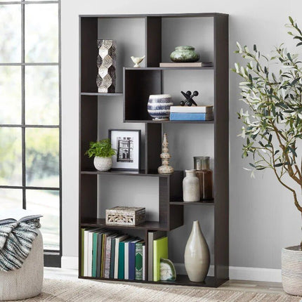 Modern 8-Cube White Bookcase - Wnkrs