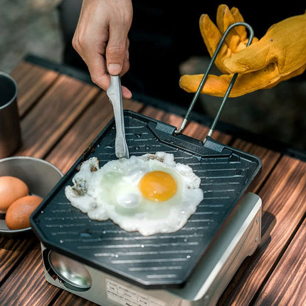 Parrilla para acampar al aire libre