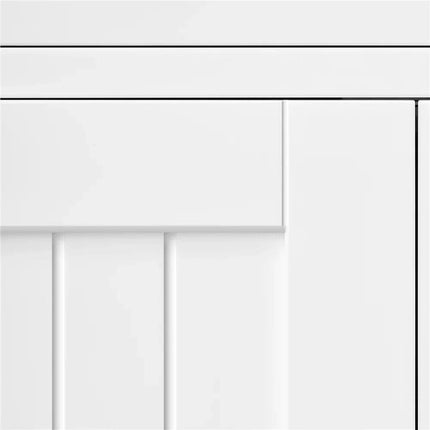 Modern White Large Storage Cabinet with Drawer for Versatile Use - Wnkrs