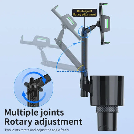 Expansor de portavasos para automóvil 2 en 1