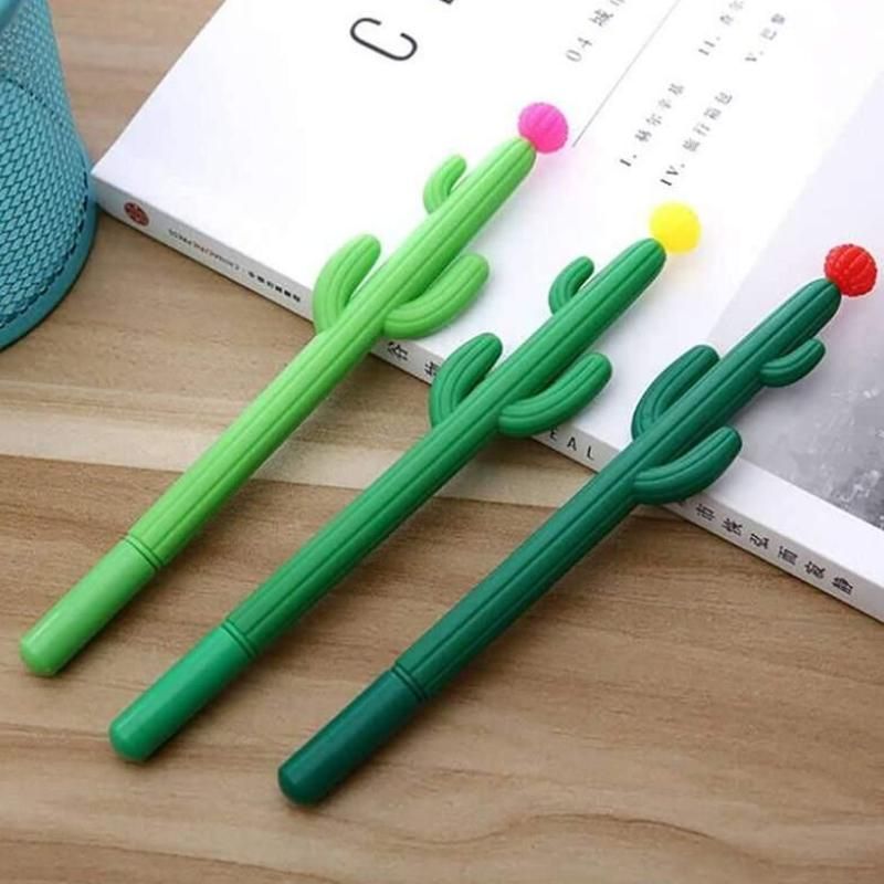 Charming Cacti Gel Pens, 24-Pack