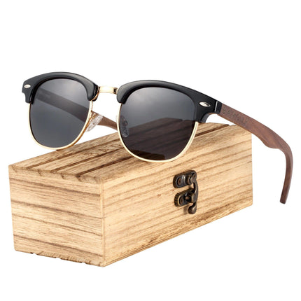 Classic Polarized Wooden Sunglasses - Wnkrs