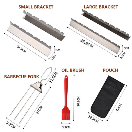 Stainless Steel BBQ Rolling Basket