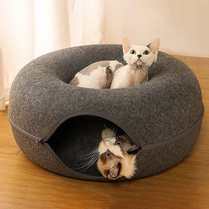 Donut Cat Bed for 2 Cats - Wnkrs