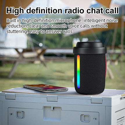 5W Mini Portable Bluetooth RGB Speaker – Waterproof, Power Bass, Outdoor Wireless Music Box