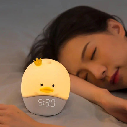 Rabbit & Duck LED Smart Alarm Clock with Night Light - Wnkrs