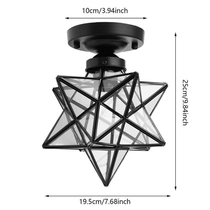 Modern Moravian Star Ceiling Light - Wnkrs