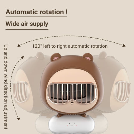 USB Charging Desktop Folding Fan