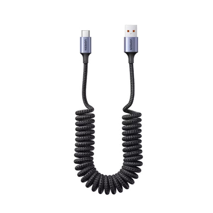 Cable de carga rápida telescópico USB tipo C de 100 W para Huawei y Xiaomi