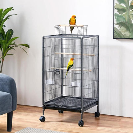 Cage à oiseaux en fer forgé de 40 pouces