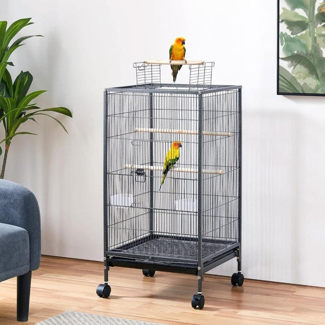 Cage à oiseaux en fer forgé de 40 pouces