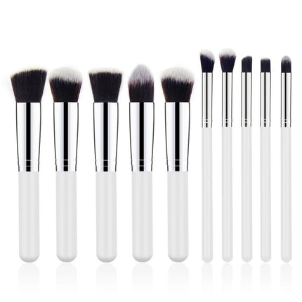 10-Piece Premium Makeup Brush Set - Wnkrs