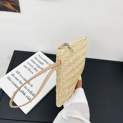 Bohemian Straw Woven Clutch