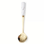 White Handle Rose (Gold)