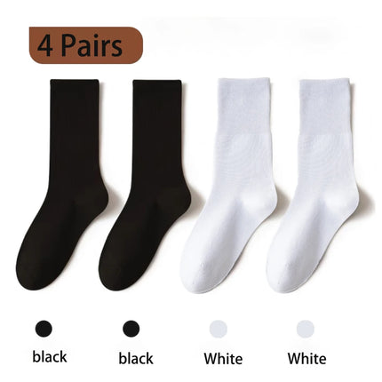 Lot de 4 paires de chaussettes amples en coton pour femmes