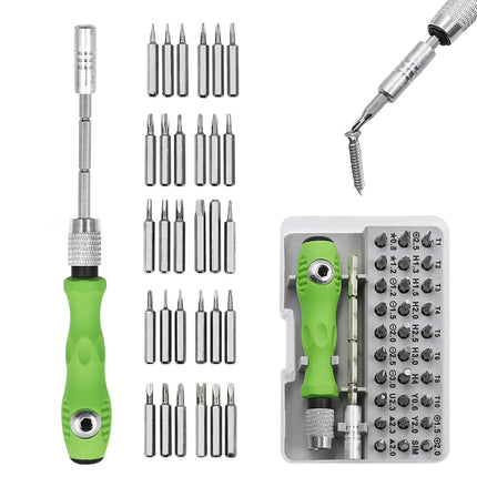 32-in-1 Multifunctional Screwdriver Set with Magnetic Bits