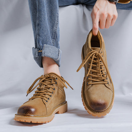 Bottines en daim pour hommes pour l'extérieur et le travail