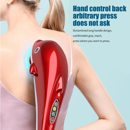 Electric Dolphin-Shaped Back and Body Massager with Infrared Vibration - Wnkrs