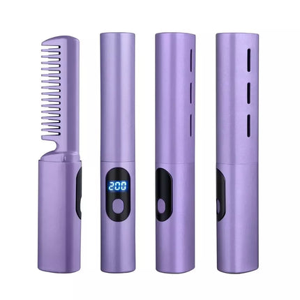 Wireless USB Portable Hair Straightener Curly Hair Comb - Wnkrs