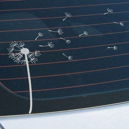 Reflective Dandelion Wind Vinyl Car Decal - Wnkrs