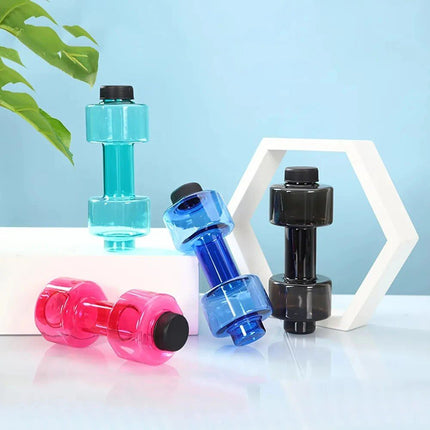 Multifunctional Dumbbell Shaped Water Bottle for Fitness Enthusiasts - Wnkrs