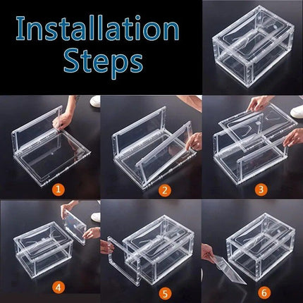 Clear Acrylic Stackable Shoe Boxes - Wnkrs