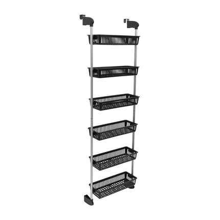 6-Tier Over-the-Door Hanging Storage Basket Organizer - Wnkrs