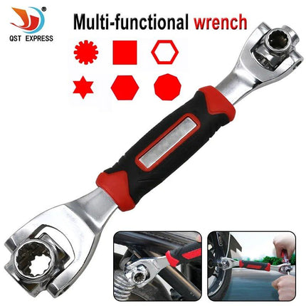 8-in-1 Multifunctional Rotating Socket Wrench - Universal, Non-Slip Grip Tool - Wnkrs