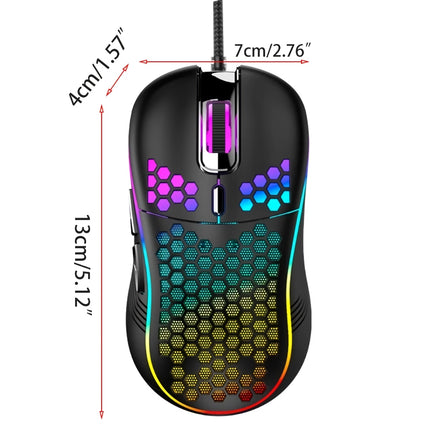 USB Wired Gaming Mouse with Luminous Light - 7200 DPI Adjustable Optical Gamer Mouse